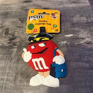 M&M luggage tag
